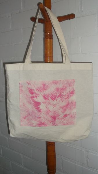 bolsa mesclada de algodão crú 36x40